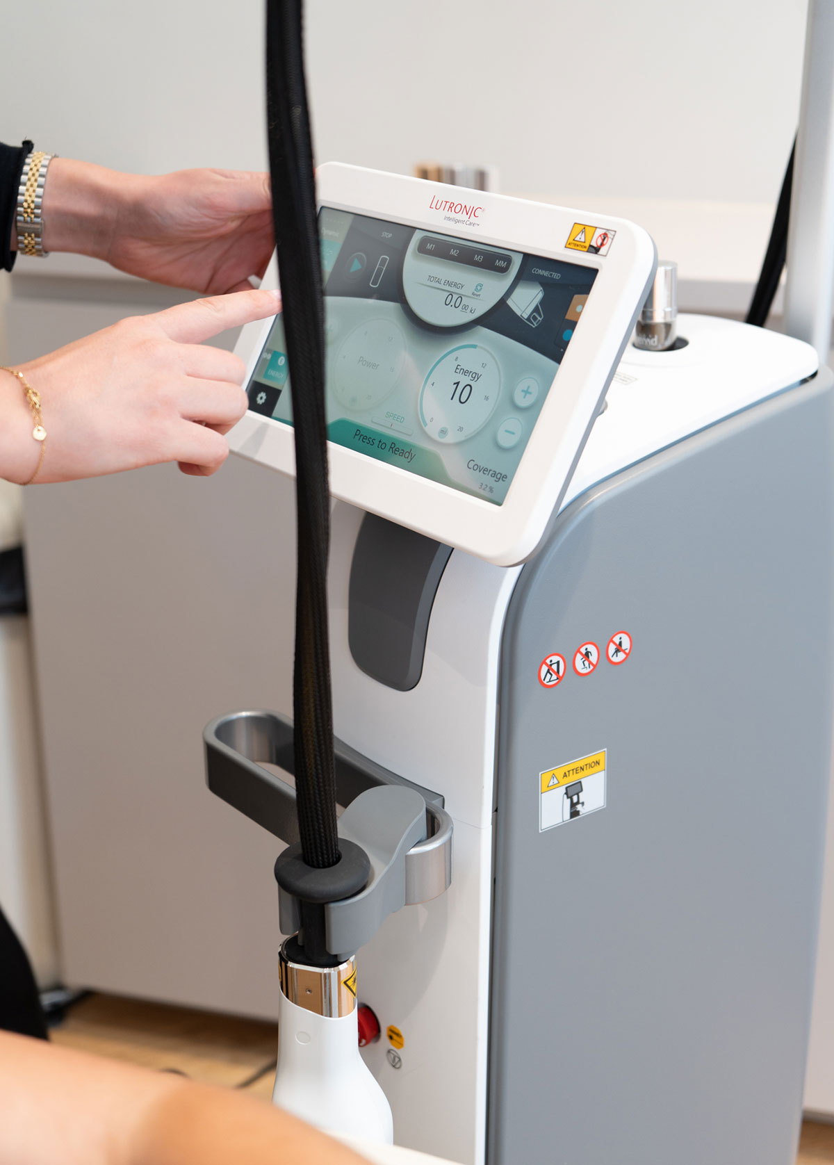 Séance LaseMD Ultra capillaire au SkinLab
